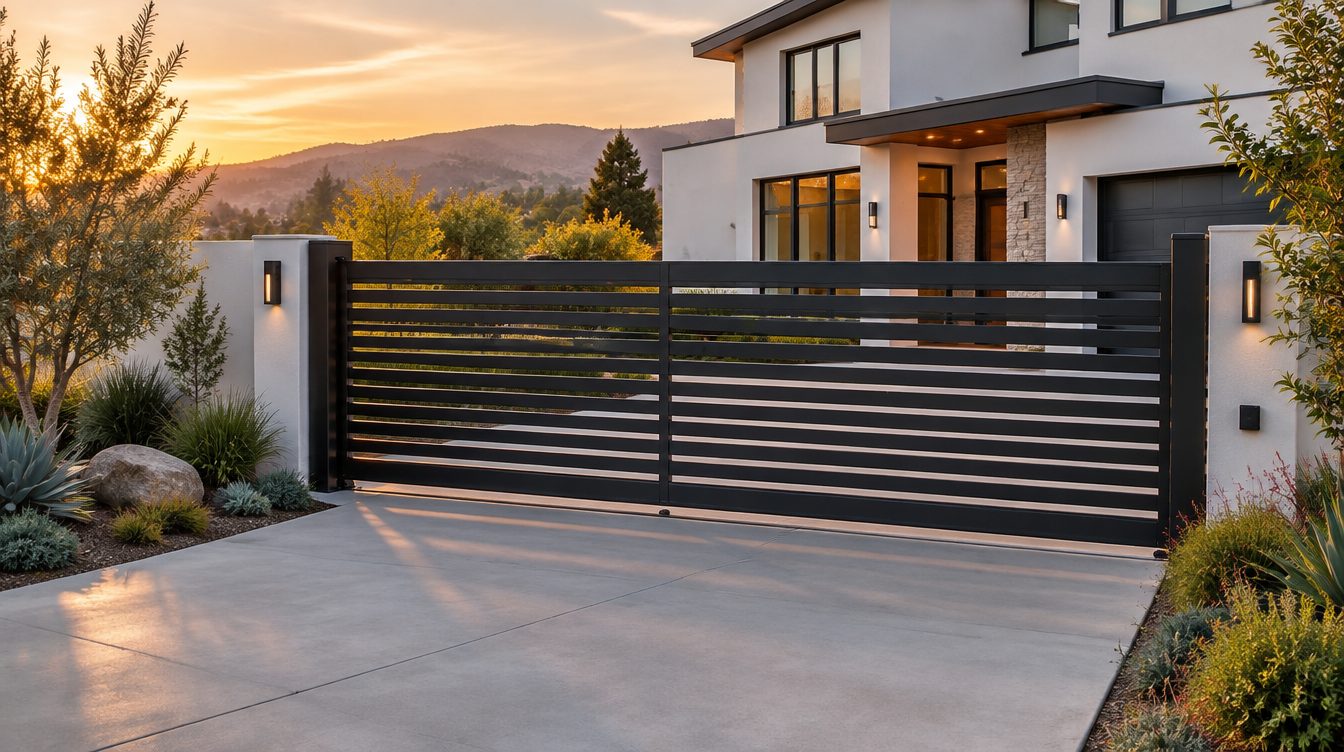 Automatic gate guides